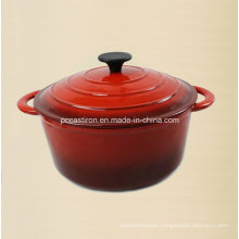 5.5qt Enamel Cast Iron Casserole Price FDA Approved Factory